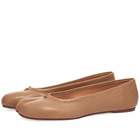 Maison Margiela Women's Ballerina Tabi Shoes in Nude