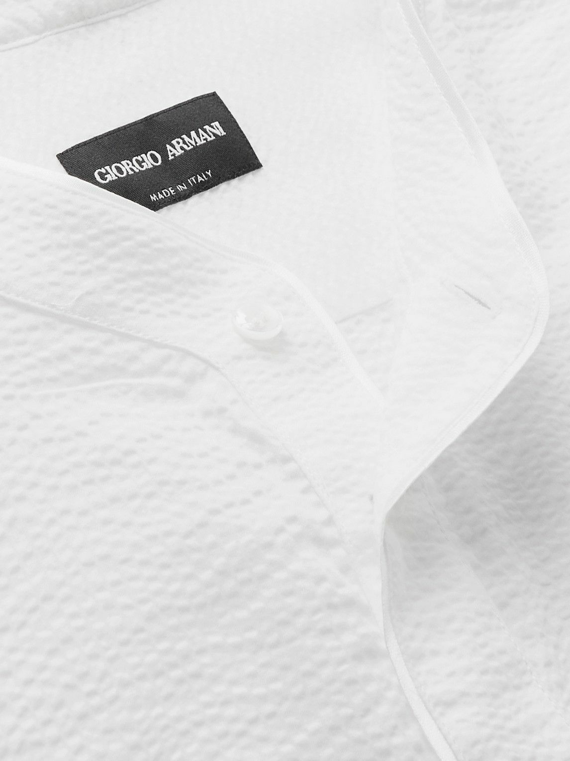 armani grandad shirt