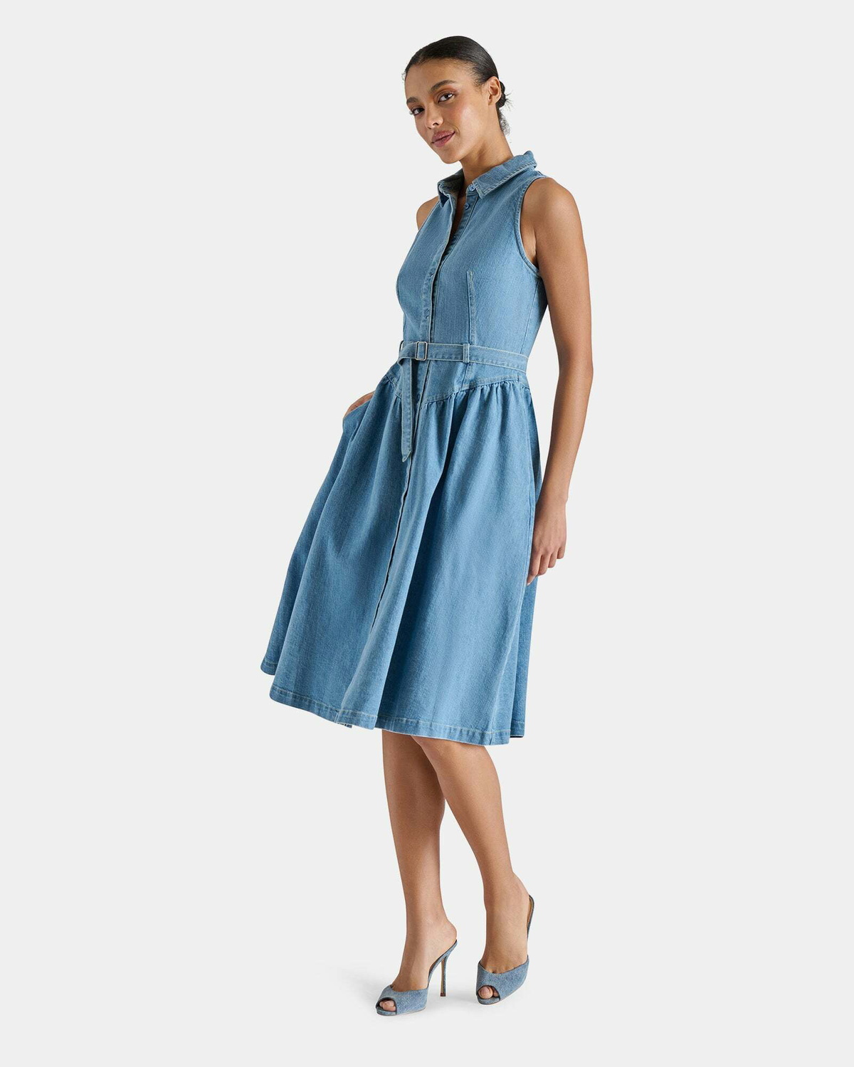 Steve Madden Mary Dress in Denim