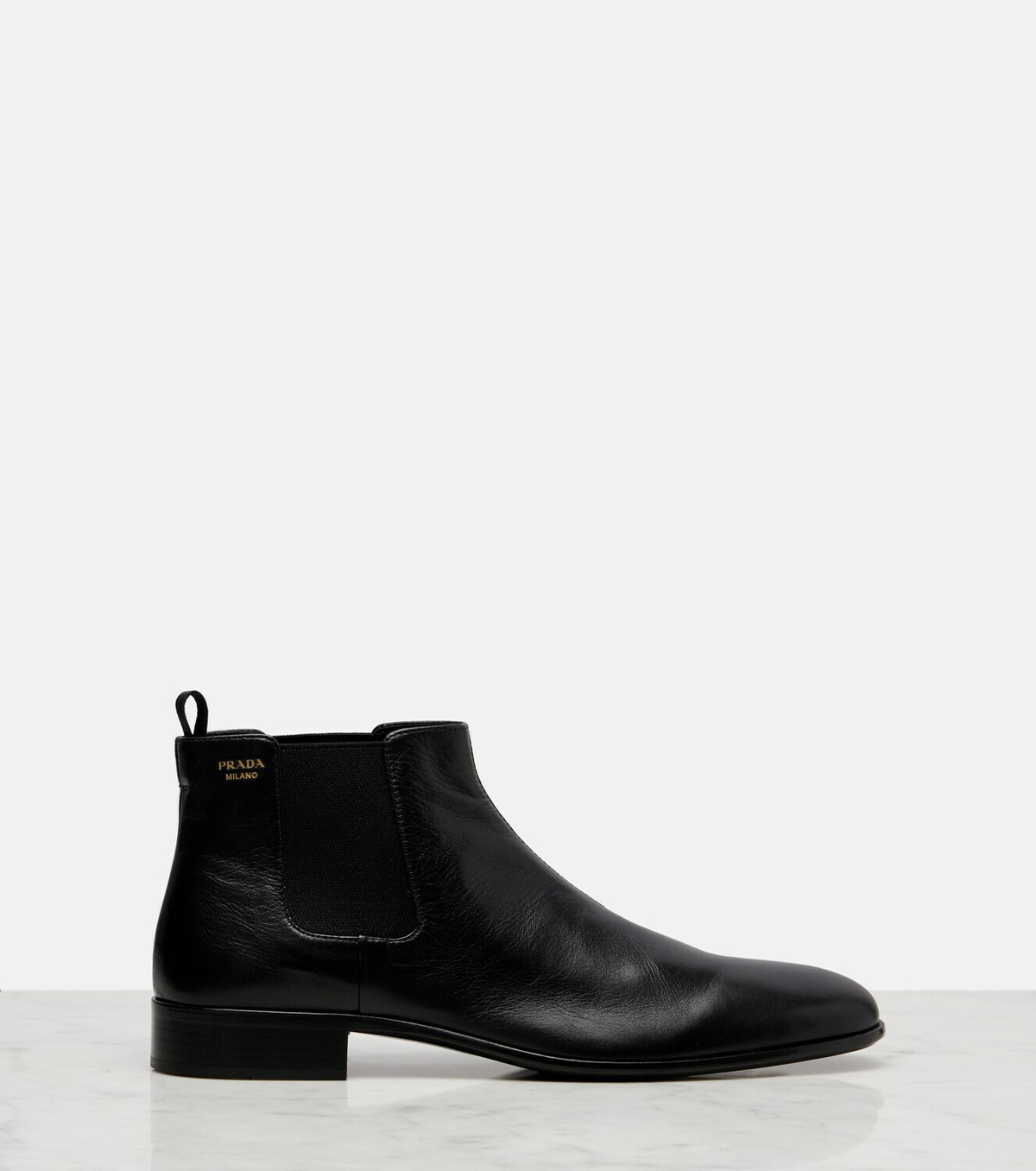Prada Leather Chelsea boots