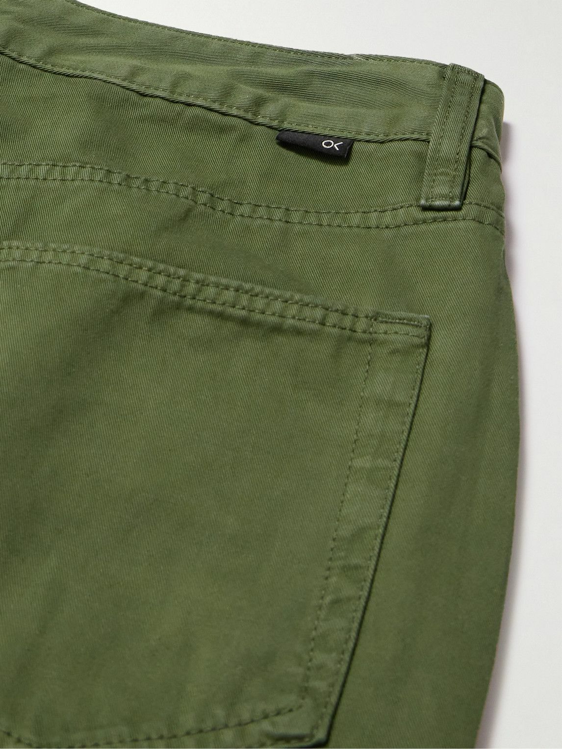 Outerknown - Roamer Slim-Fit Cotton-Blend Twill Trousers - Green Outerknown