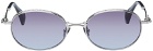 Vivienne Westwood Silver Oval Sunglasses
