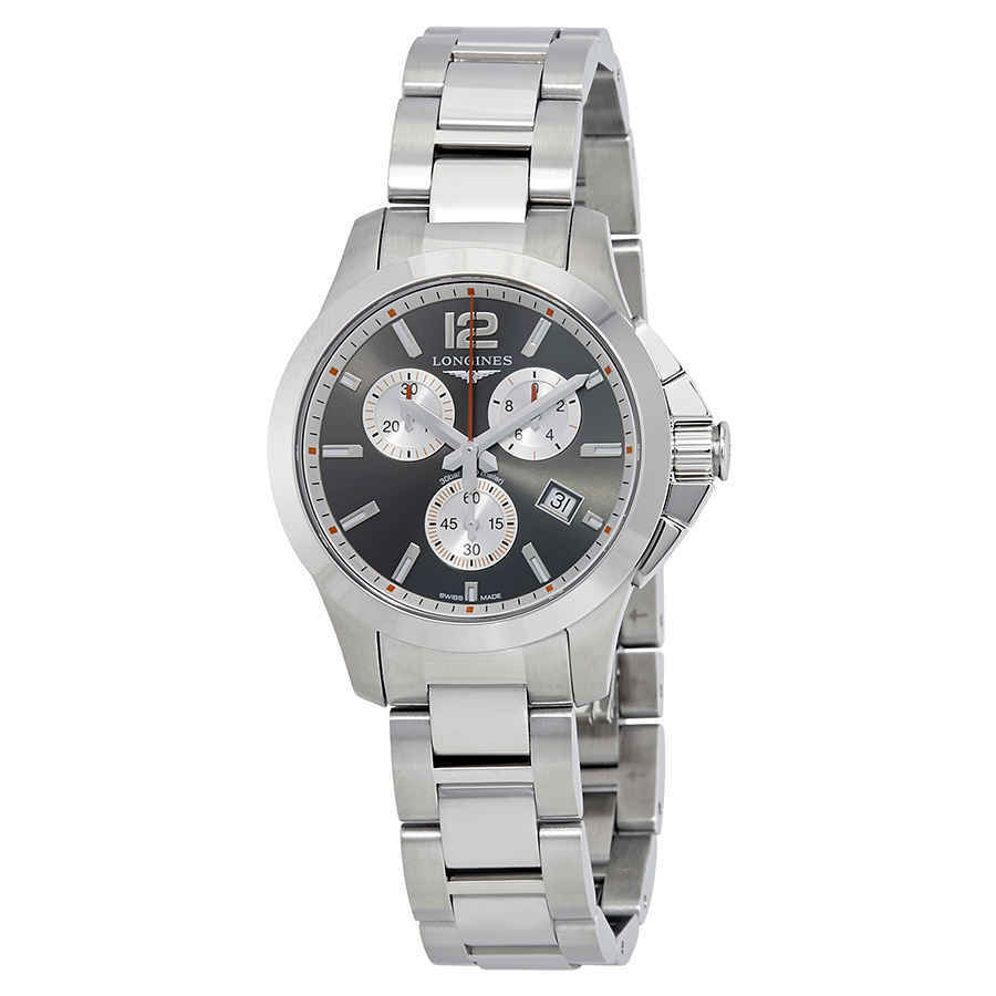 Longines Conquest Quartz Black Dial Mens Watch L33794796