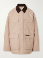 Canada Goose - Garrison Corduroy-Trimmed Cotton-Canvas Coat - Neutrals