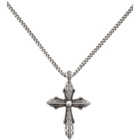 Emanuele Bicocchi Silver Medium Cross Necklace