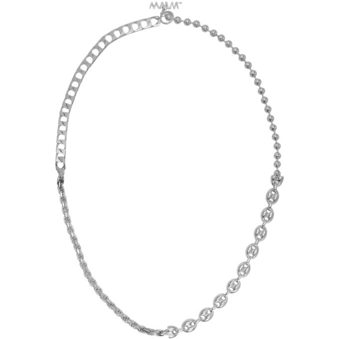 Photo: WWW.WILLSHOTT Silver 4 Link Solid Chain Necklace
