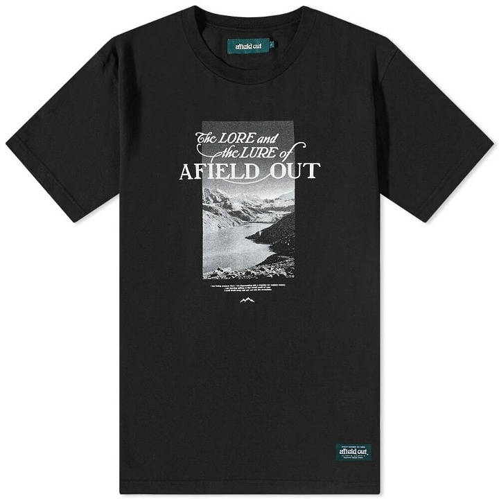 Photo: Afield Out Men's Lure T-Shirt in Black