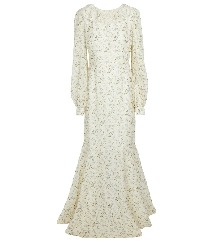 Photo: Brock Collection - Floral linen and cotton maxi dress