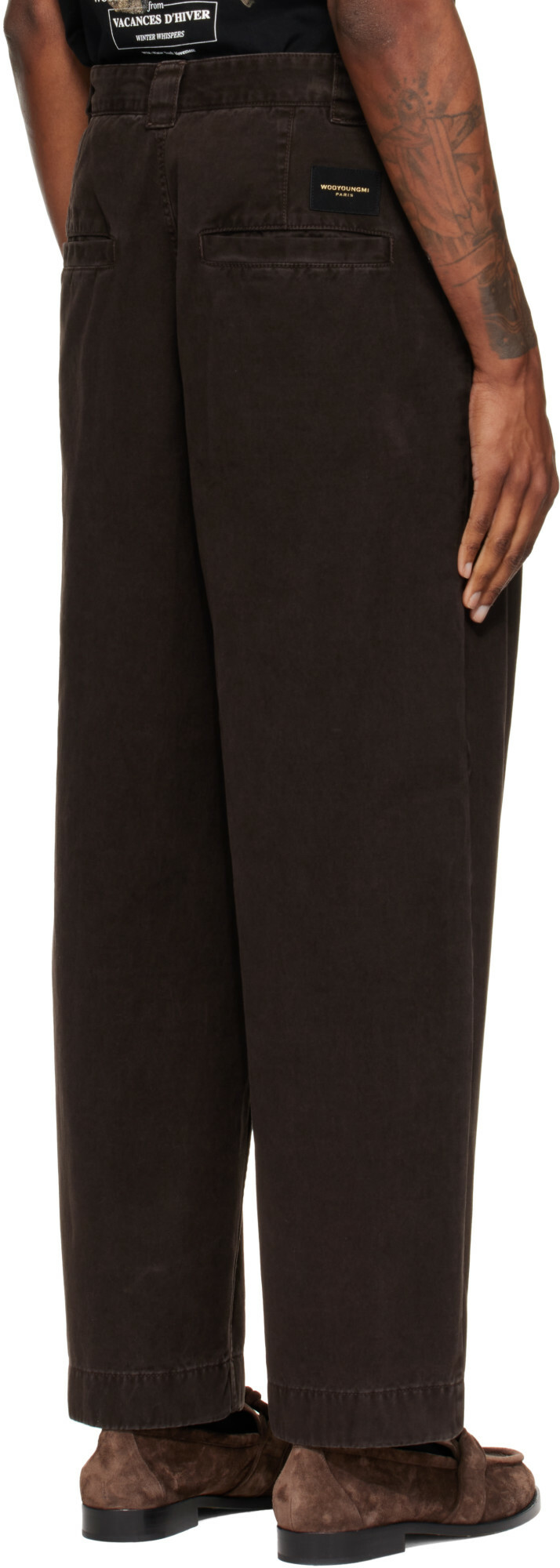 WOOYOUNGMI Brown Chino Trousers