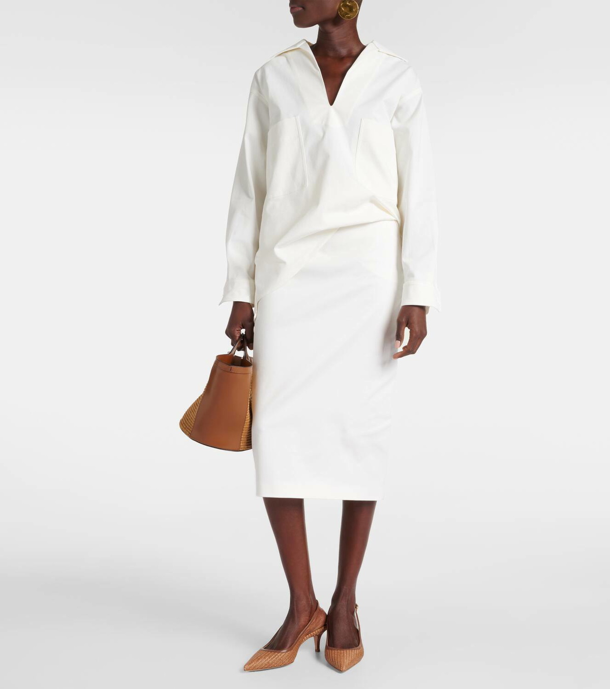 Gianvito Rossi Leith raffia slingback pumps