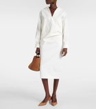 Gianvito Rossi Leith raffia slingback pumps