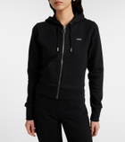 Coperni Cotton-blend jersey zip-up hoodie