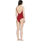 Ernest Leoty Red Philippine One-Piece Swimsuit
