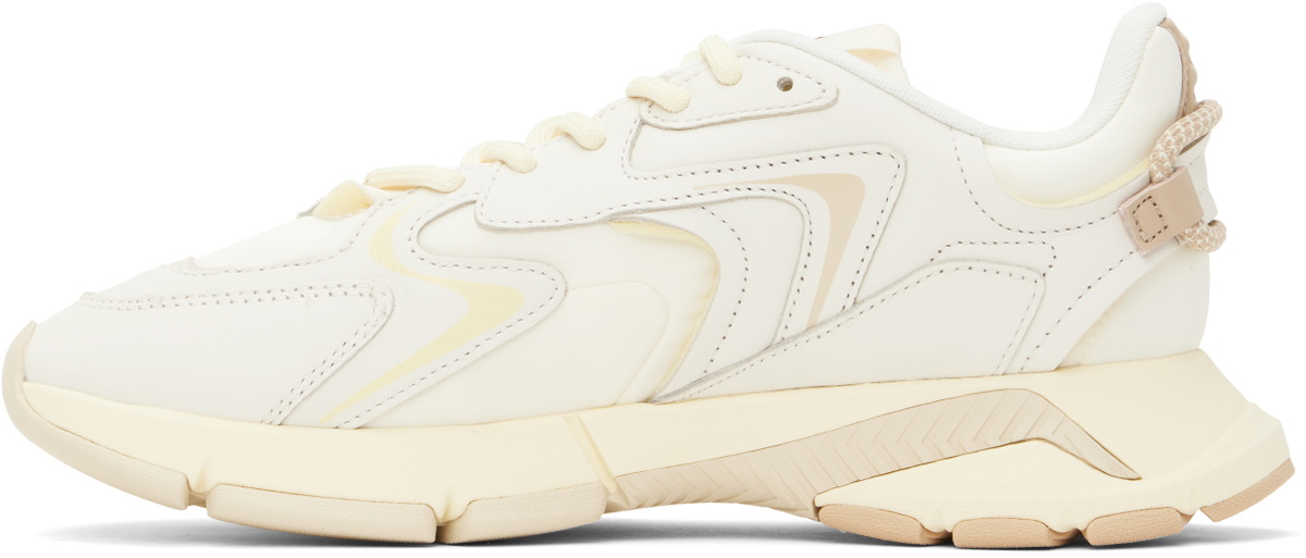 Lacoste Off-White & Yellow L003 Neo Sneakers Lacoste