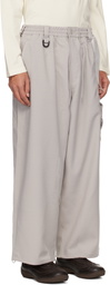 Y-3 Beige Sport Uniform Straight Cargo Pants