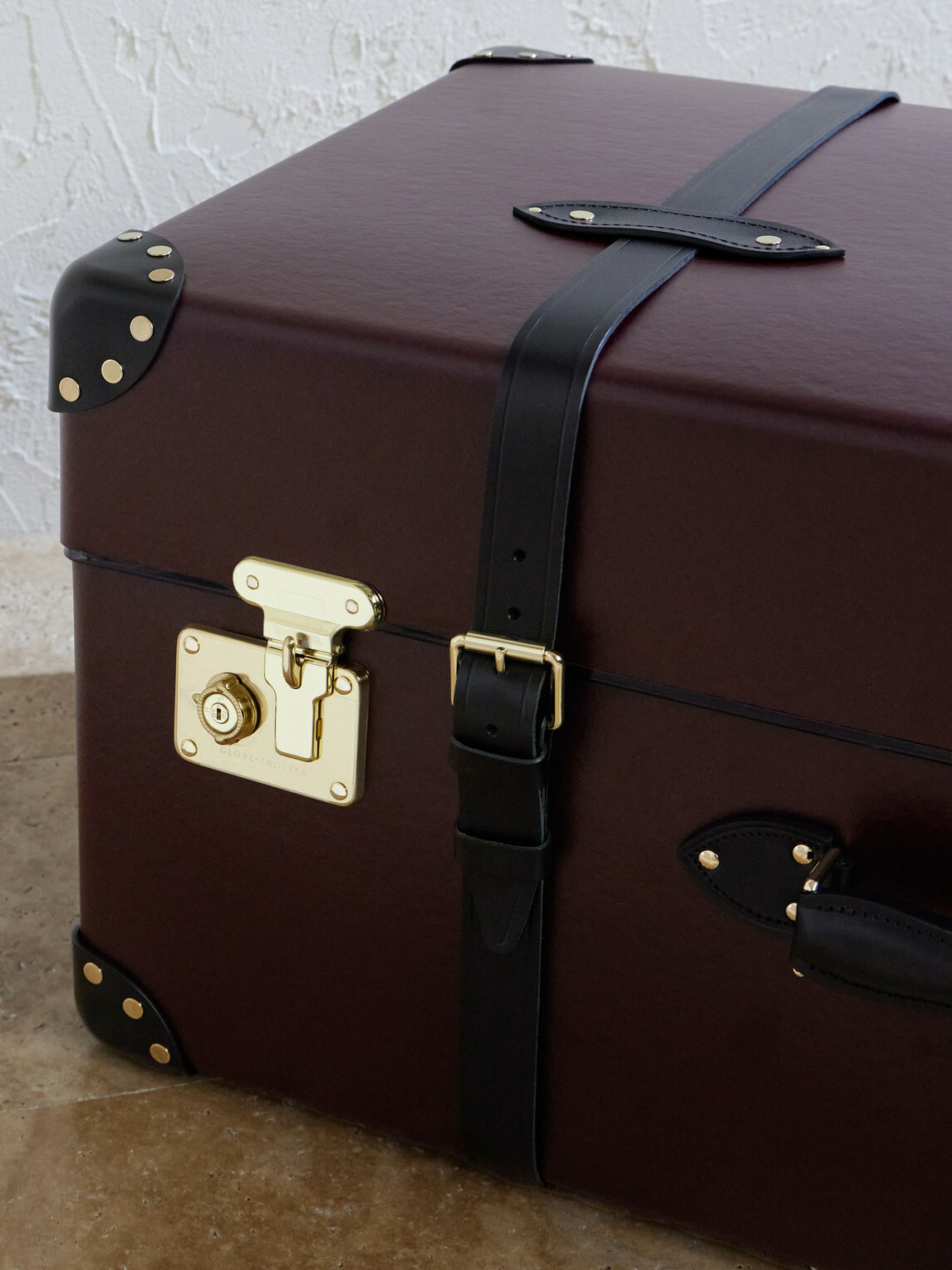 Globe-Trotter - Steamer Leather Home Trunk