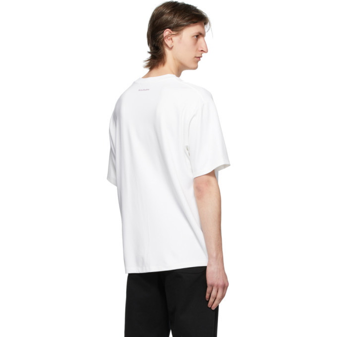 Acne Studios White Jellyfish Patch T-Shirt