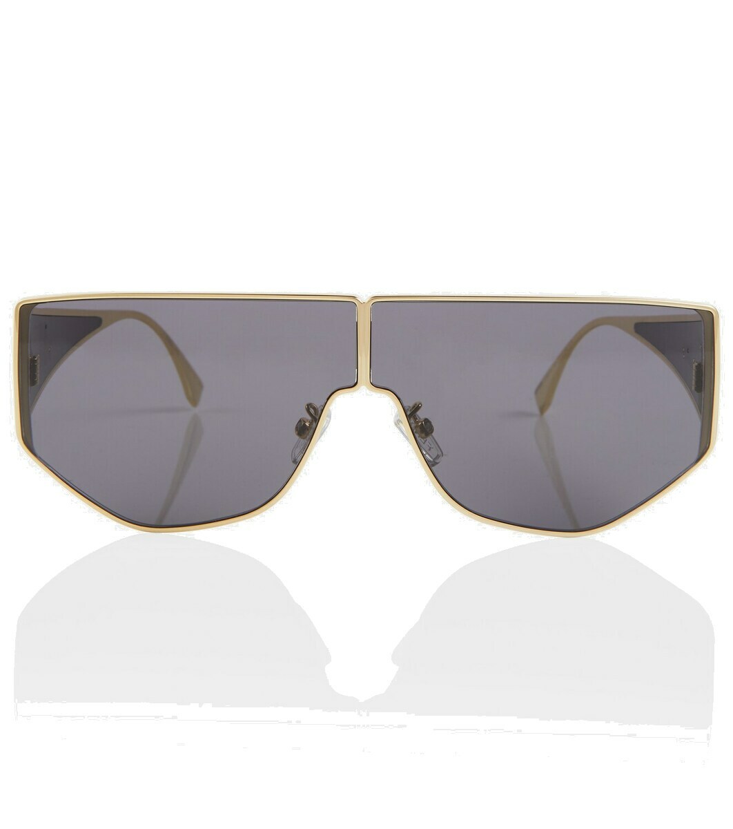 Fendi Fendi Disco flat-top sunglasses Fendi