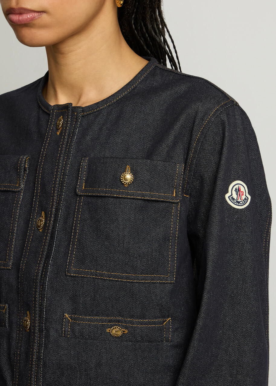 Moncler Tencin Stretch-denim Jacket Moncler