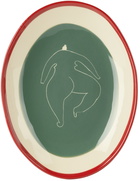 Laetitia Rouget Green & Red Friday Night Plate