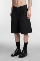 J.L-A.L Static Short Shorts In Black Cotton