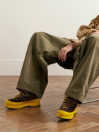 Diemme - Throwing Fits Rosset Rubber-Trimmed Suede Platform Boots - Brown