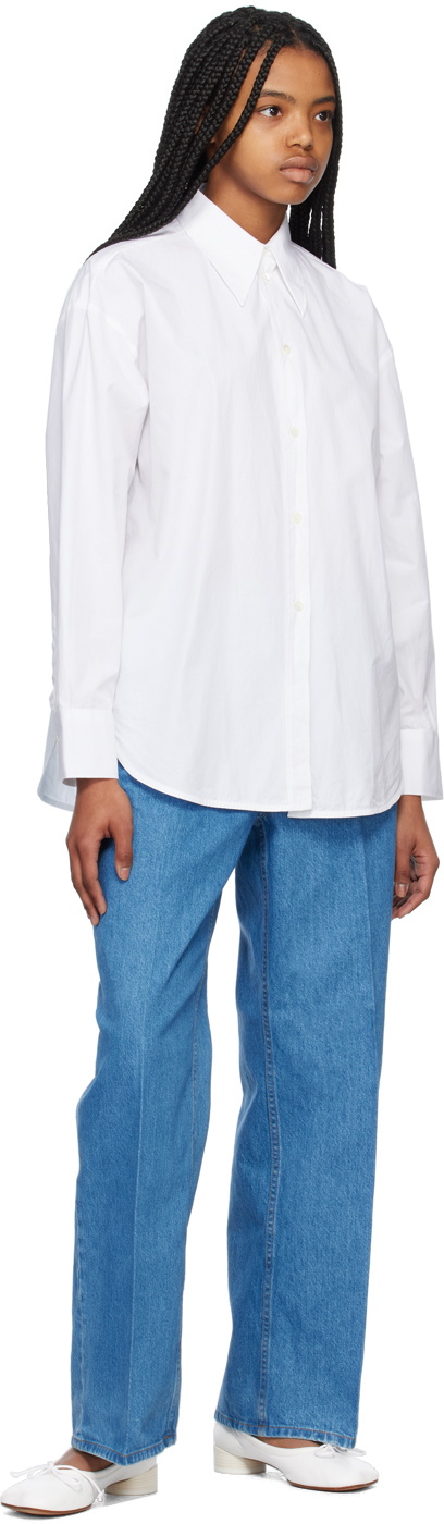 Teurn Studios White Droptail Shirt