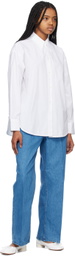 Teurn Studios White Droptail Shirt
