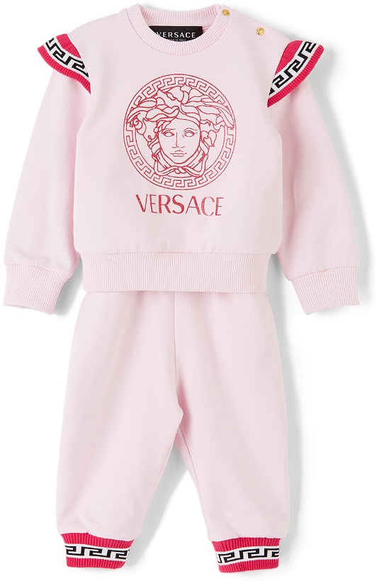 Photo: Versace Baby Pink Tracksuit Set