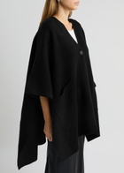 Vince Wool-blend Cape - Black - One Size