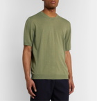 Altea - Linen and Cotton-Blend Sweater - Green