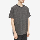 Balmain Men's Monogram Oversized T-Shirt in Grey/Black