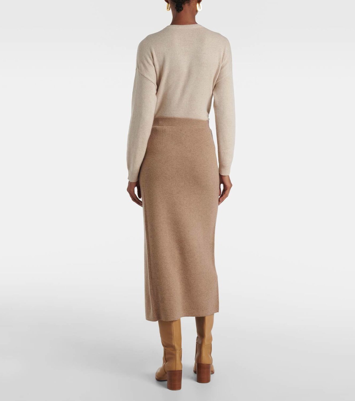 【送料&関税込】Max Mara Umbria Skirt Max Mara Umbria wool and cashmere midi skirt Max Mara