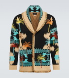 Alanui - Icon jacquard wool cardigan