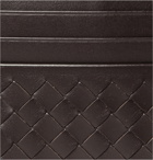 Bottega Veneta - Intrecciato Woven Leather Cardholder - Men - Brown