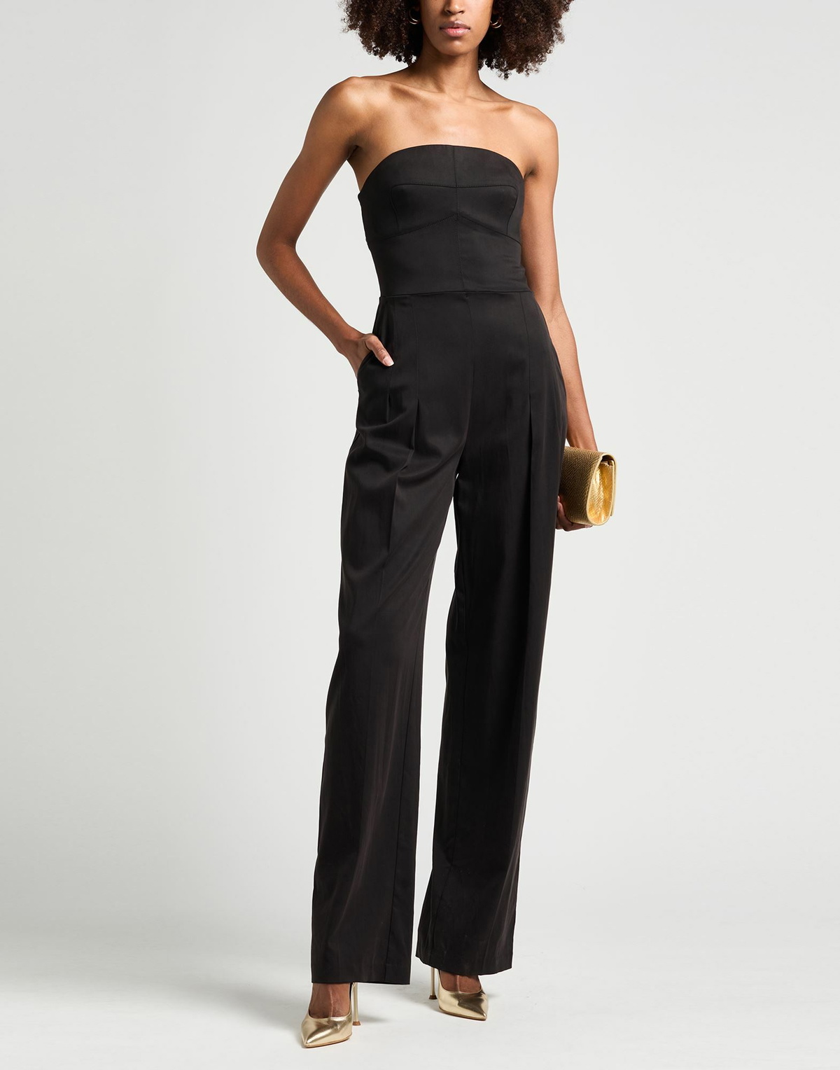 Elisabetta Franchi Womens Jumpsuit in Black