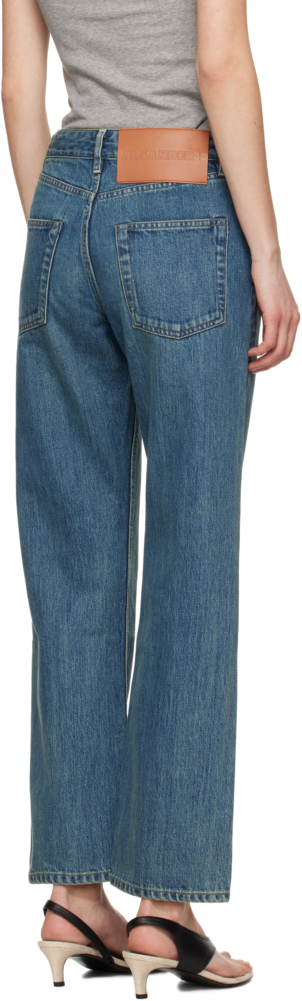 Jil Sander Blue Slim Fit Jeans