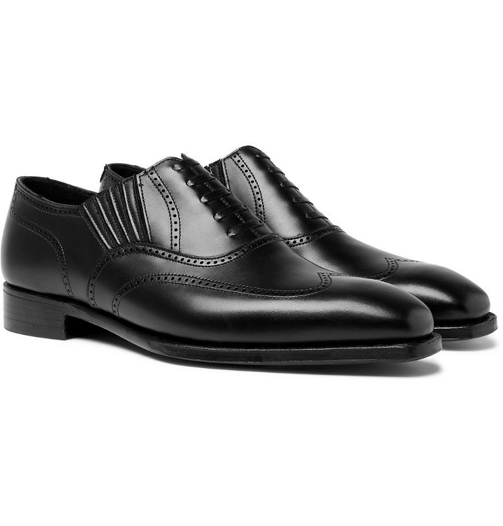 Photo: George Cleverley - Winston Leather Oxford Brogues - Men - Black