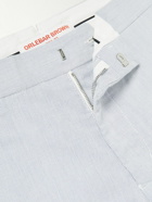 Orlebar Brown - Norwich Slim-Fit Striped Stretch-Cotton Seersucker Shorts - Blue