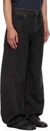 Eckhaus Latta Gray Bend Jeans