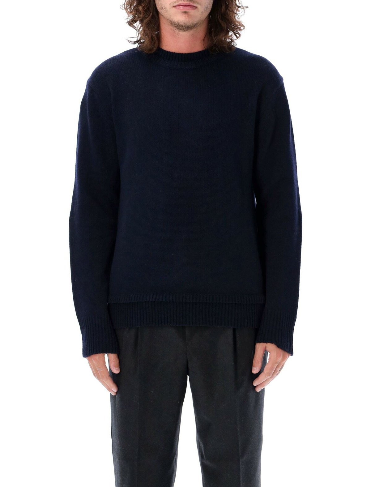 Maison Margiela 14 Classic Elbow Patch Crew Knit Maison Margiela Maison Margiela 14 Classic Elbow Patch Crew Knit Maison Margiela