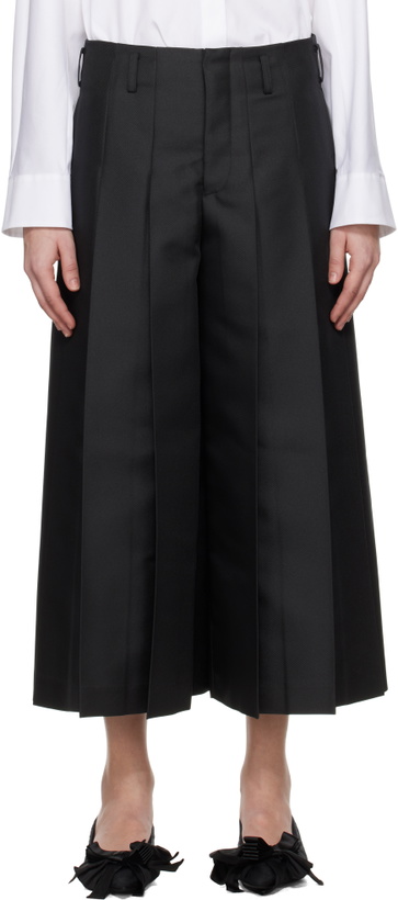 Photo: Comme des Garçons Black Gabardine Medium Trousers