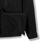 C.P. Company Men's Patch Logo Zip Overshirt in Black