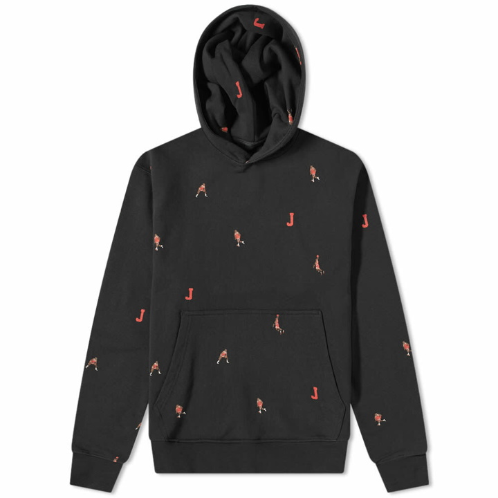 Photo: Air Jordan Men's Allover Jumpman Popover Hoody in Black