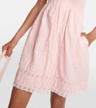 LoveShackFancy Athalia cotton mini dress