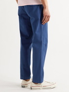 ALEX MILL - Cotton-Blend Twill Drawstring Trousers - Blue