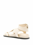 A.EMERY White The Jalen Leather Sandals