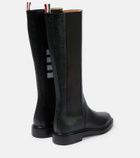 Thom Browne - Leather knee-high boots