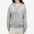 Closed Women's Zip Up Hoodie in Grey