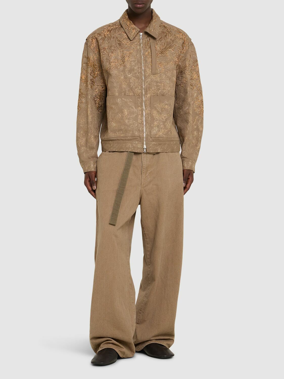 DRIES VAN NOTEN Veper Loose Fit Zipped Jacket Dries Van Noten